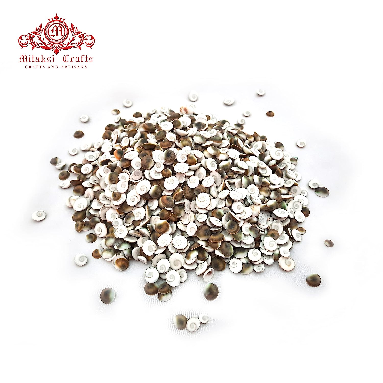 Gomathi Chakra - Lakshmi Gomati Chakra - Pack of 108 Small (1.5 cm)