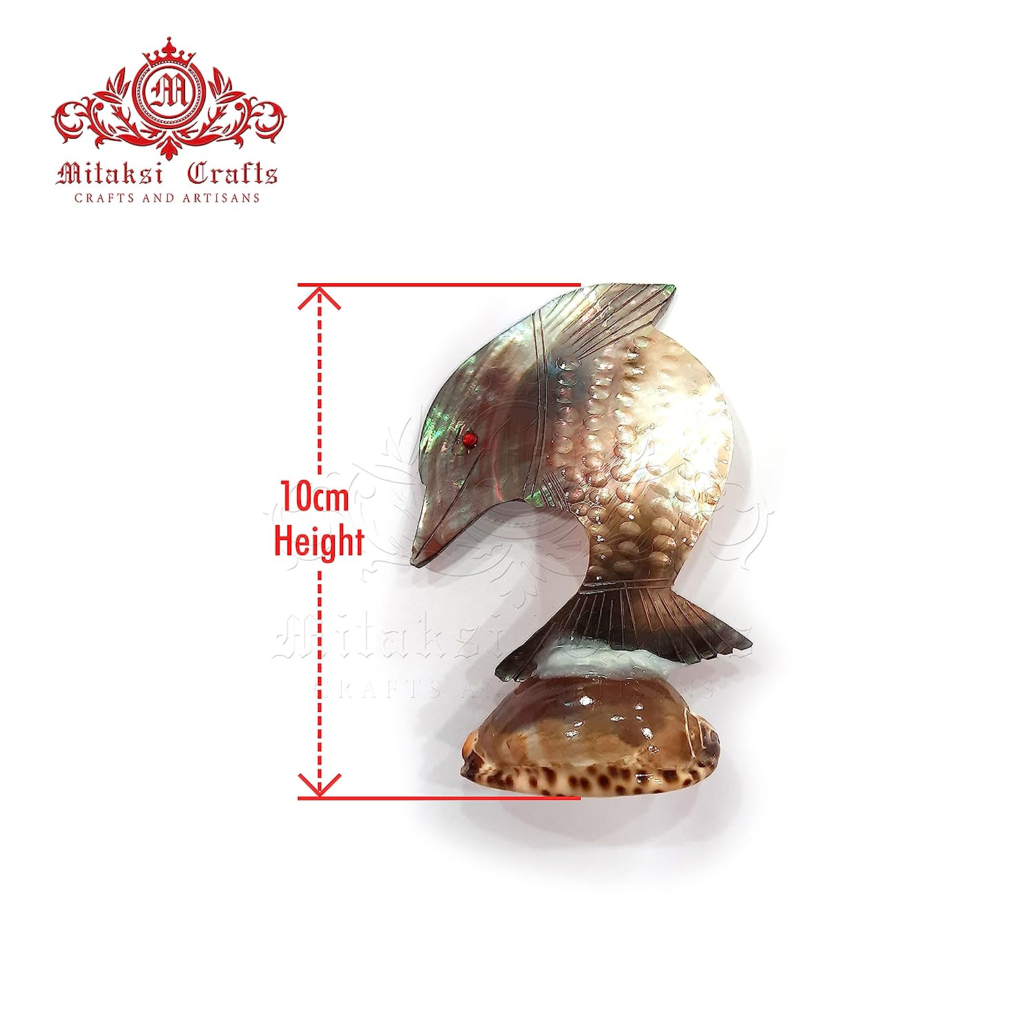 Mother of Pearls Showpiece Dolphin Small