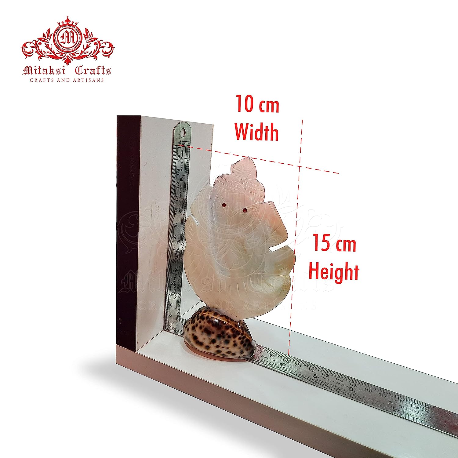 Mother of Pearls Showpiece Moti Ganesh Small