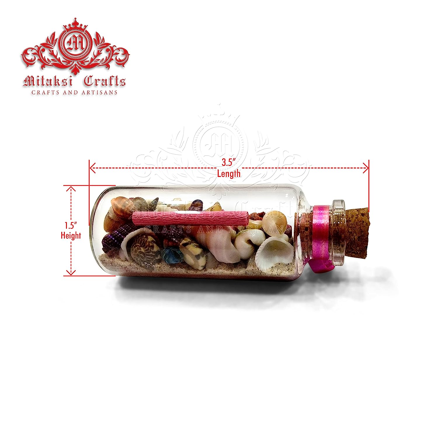 Sea Themed Message Bottle Pair