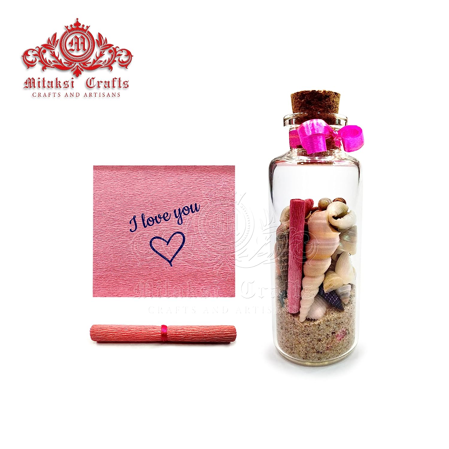 Sea Themed Message Bottle Pair