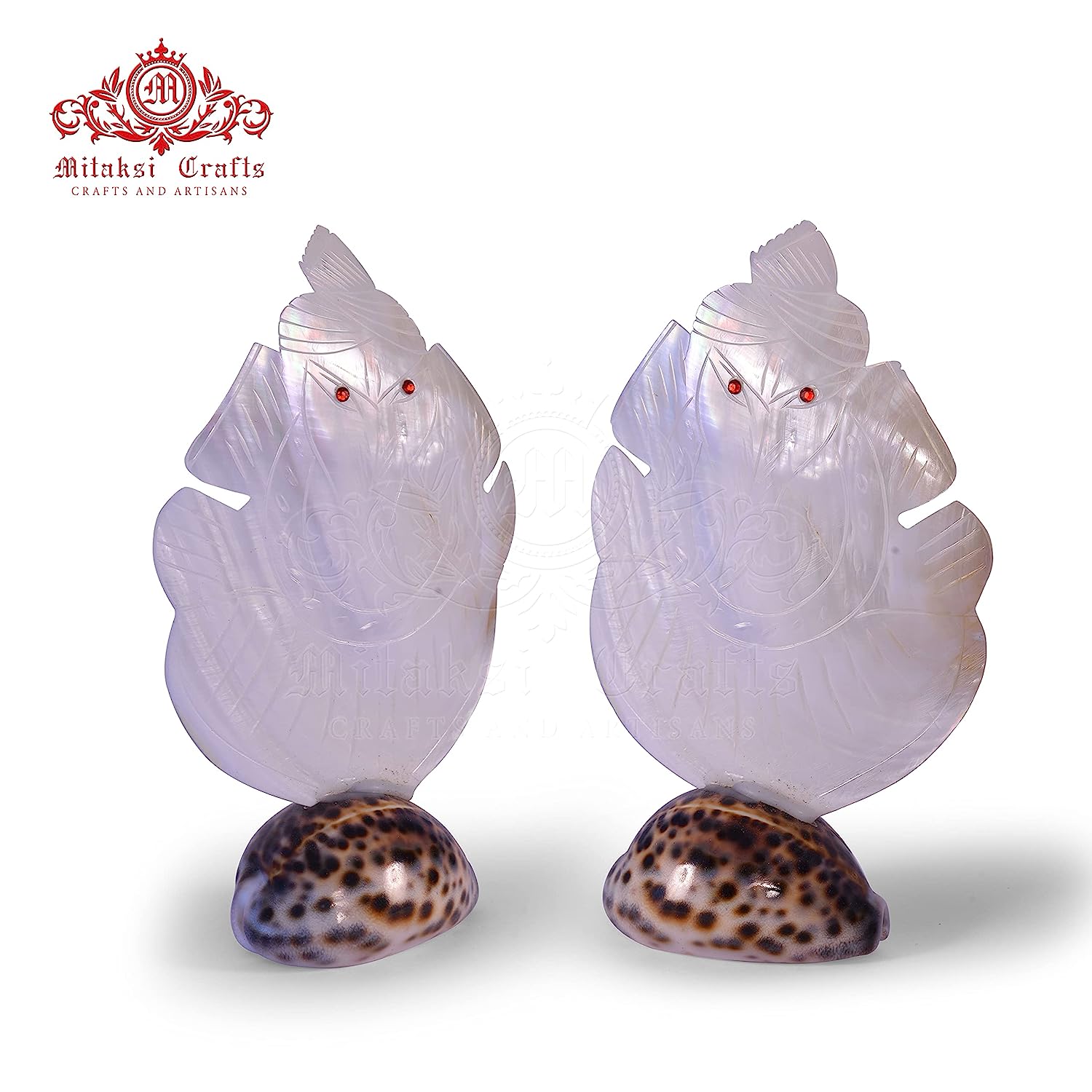Mother of Pearls Showpiece Moti Ganesh Small