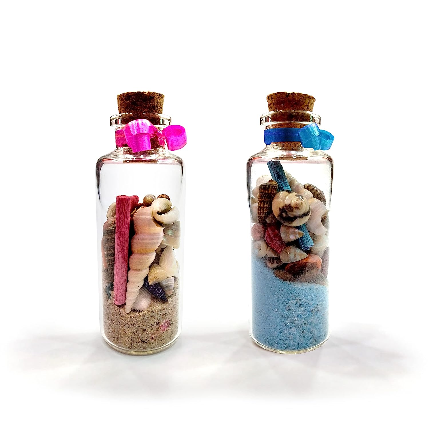 Sea Themed Message Bottle Pair