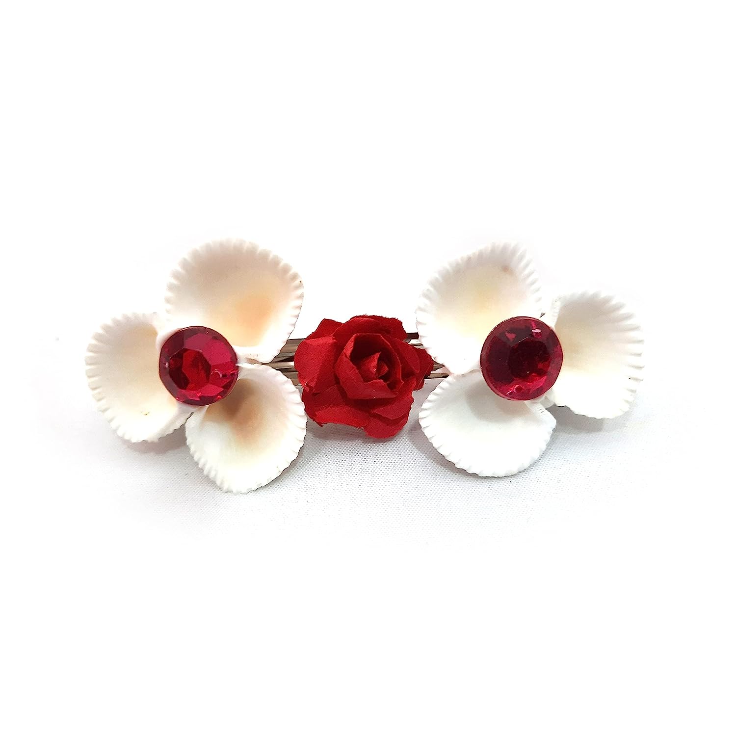 Seashell - Small White Sippi Hair Clip Pack of 3