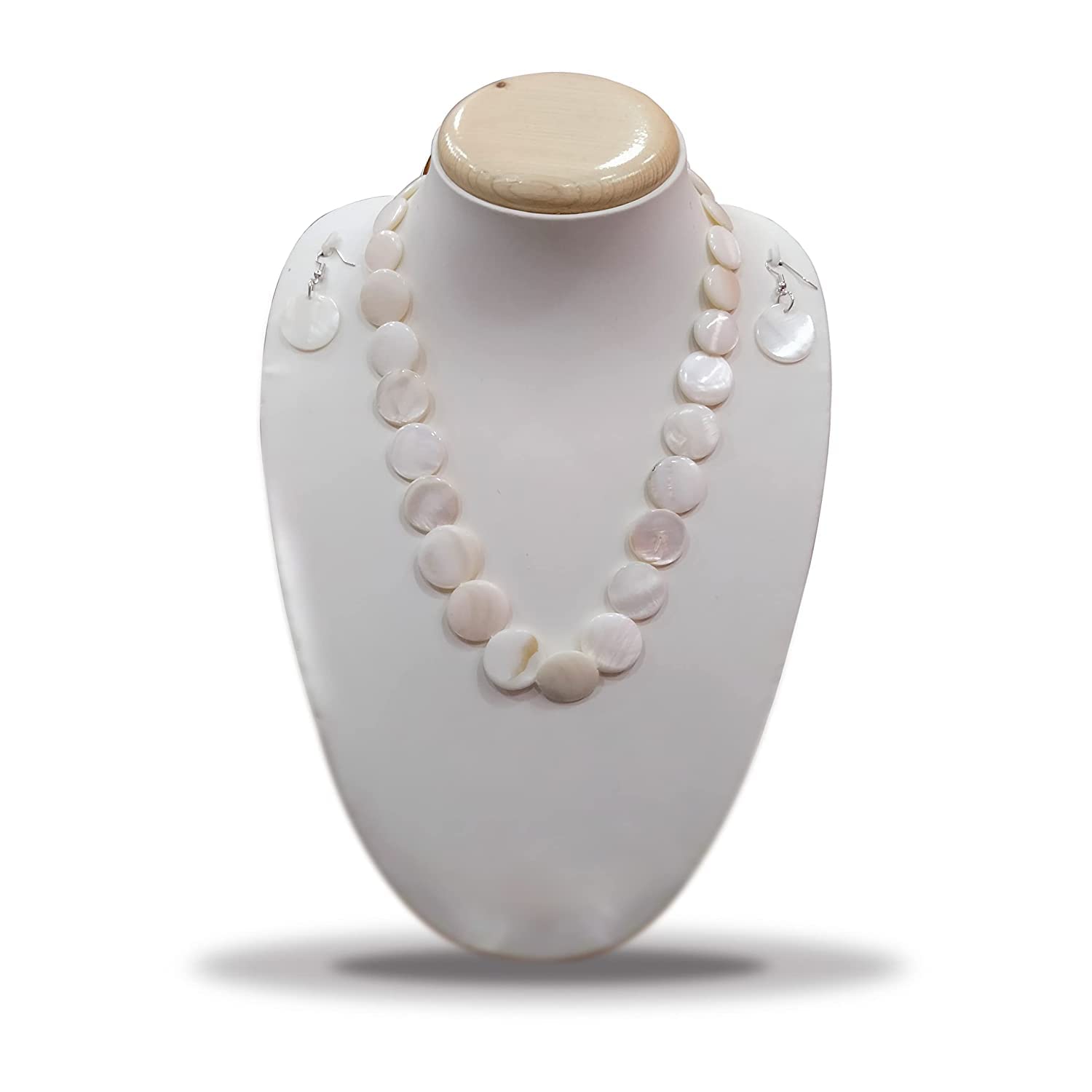 Seashell Mother of Pearls Neclace with Earring